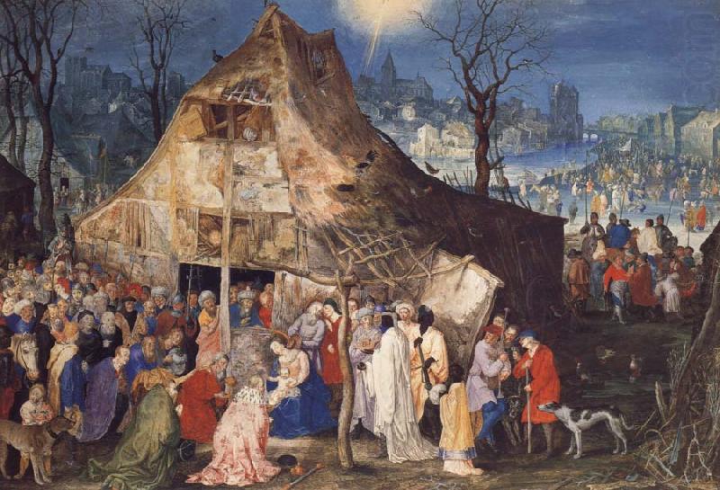 BRUEGHEL, Jan the Elder Bodycolour on vellum china oil painting image